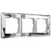 Рамка на 3 поста зеркальный WL08-Frame-03 Werkel