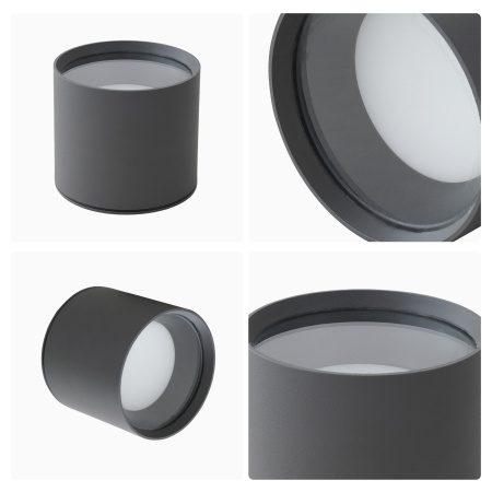 Уличный потолочный светильник Apeyron Graphite 11-115