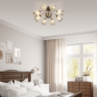 Подвесная люстра Eurosvet 30026/8 античная бронза