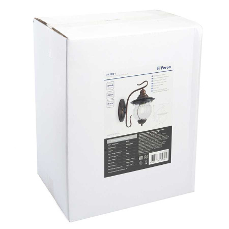 Уличный настенный светильник Feron Флер PL591 41171