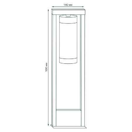 Уличный светильник Gauss Aura GD019