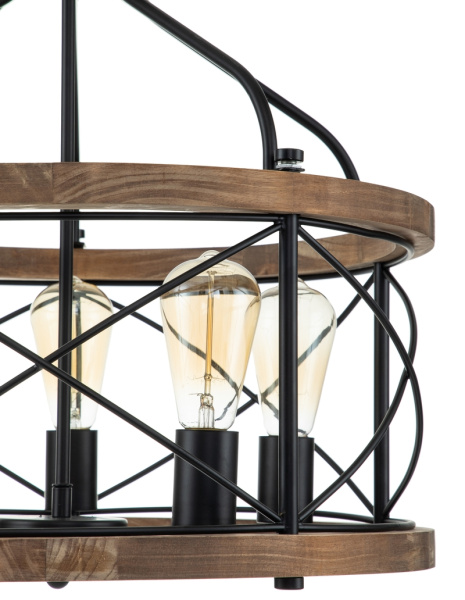 Подвесная люстра Indigo Camino 10017/5P Black V000206