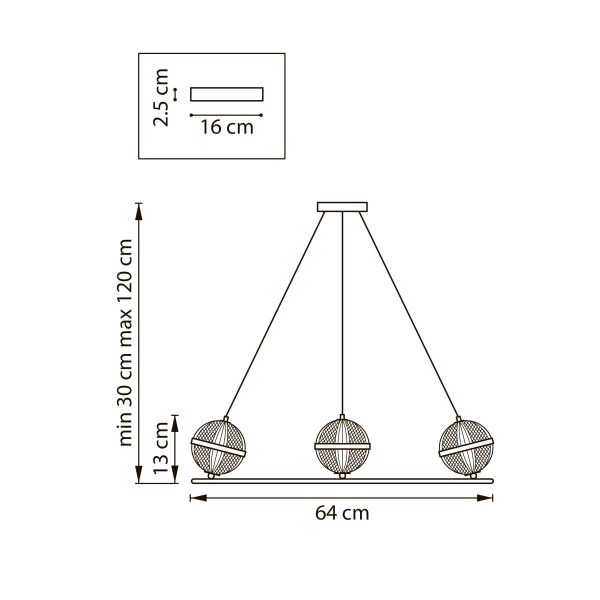 Подвесная люстра Lightstar Acrile G9 737063