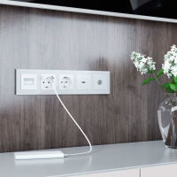 Рамка Favorit на 5 постов белый WL01-Frame-05 Werkel