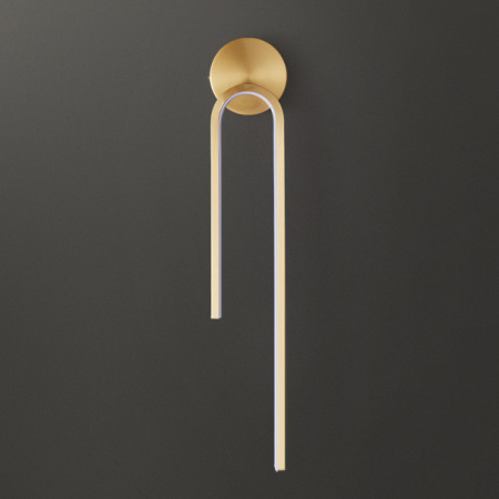 Настенный светильник Imperiumloft Wiki Wall Brass 227112-23