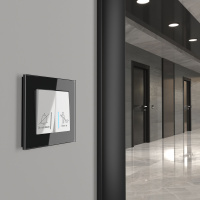 Выключатель двухклавишный для отелей Werkel белый W1120801