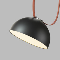 Трековый однофазный светильник Denkirs Belty Flow DK5563-BK