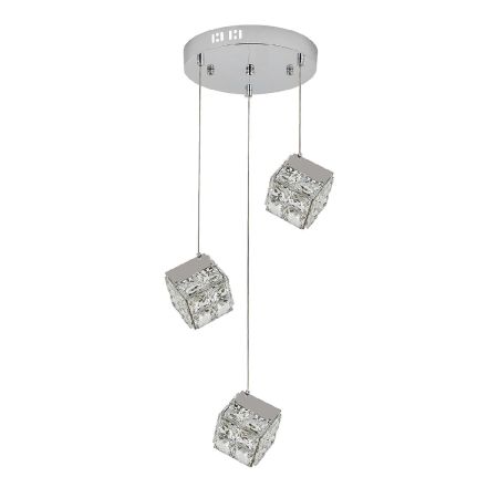 Подвесной светильник Indigo Radioso 12048/3P Chrome V000136L