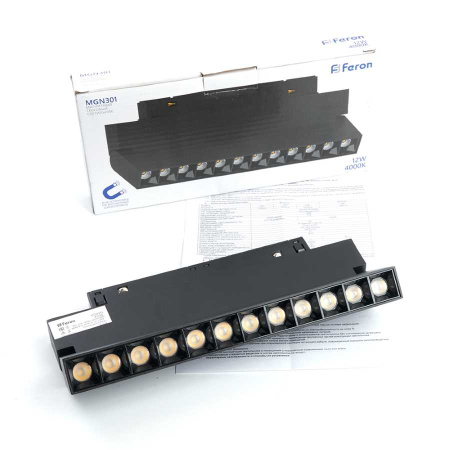 Трековый светодиодный светильник Feron MGN301 41936
