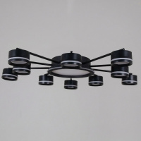 Потолочная люстра Reluce 20590-0.3-5+5+1 Black