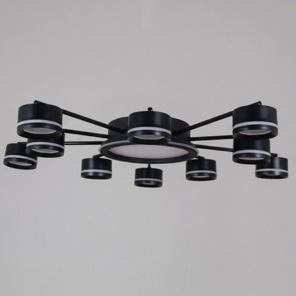 Потолочная люстра Reluce 20590-0.3-5+5+1 Black