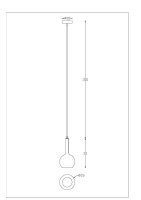 Подвесной светильник Arte Lamp Gala A2715SP-1SG
