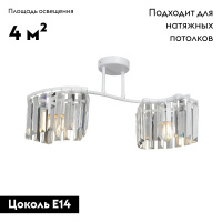 Потолочная люстра Vitaluce V5884-0/2PL