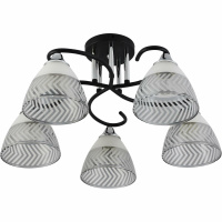 Люстра на штанге Reluce 11391-0.3-05B BK+CR