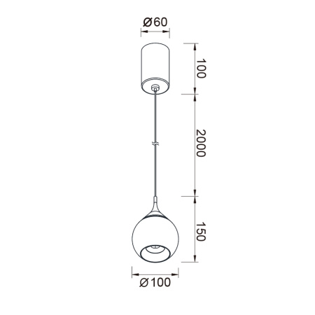 Подвесной светильник Mantra Drop 8891