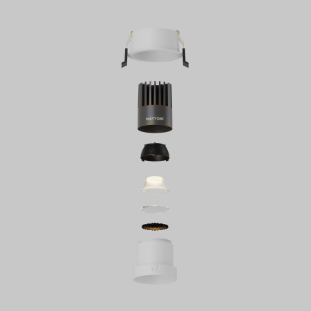 Встраиваемый светильник Maytoni Technical Dip DL116-10W-3K-W