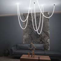 Боковые крепления (2 шт.) д/силикон. профиля-трубы D18 мм д/LED ленты Profiled Lightstar 441890