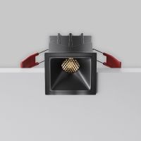 Встраиваемый светильник Maytoni Alfa LED DL043-01-10W3K-SQ-B-1