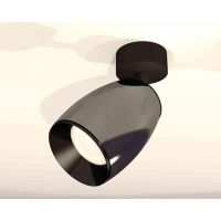 Комплект накладного светильника Ambrella light Techno Spot XM1123001 DCH/SBK/PBK черный хром/черный песок/черный полированный (A2210, C1123, N7031)