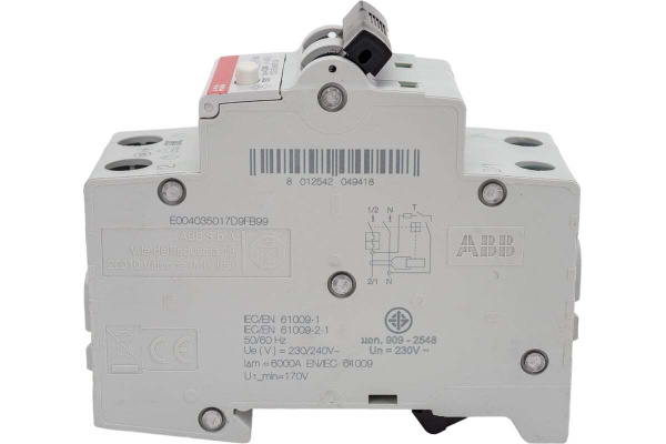 Дифференциальный автомат ABB DS201 C10A 30mA тип АС