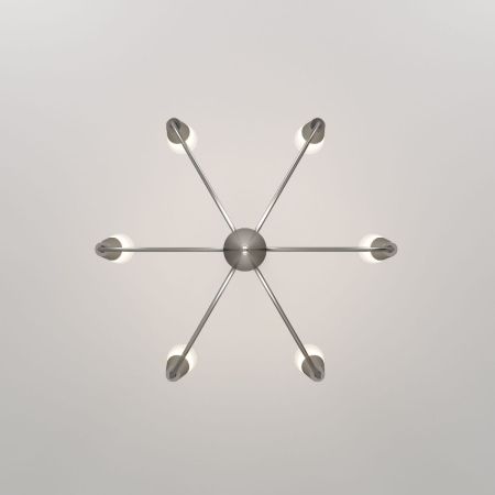 Подвесная люстра Eurosvet 60167/6 никель Smart a068284