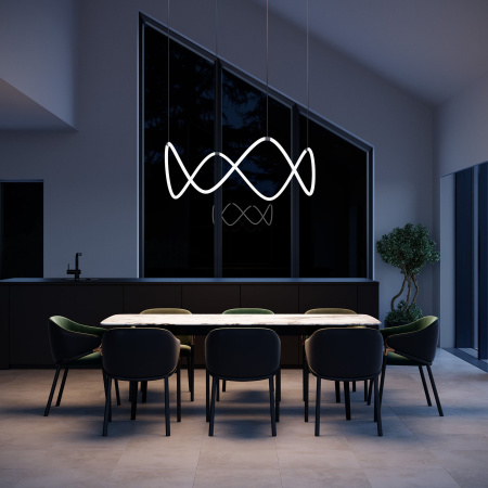 Подвесной светодиодный светильник Eurosvet 90288/1 черный