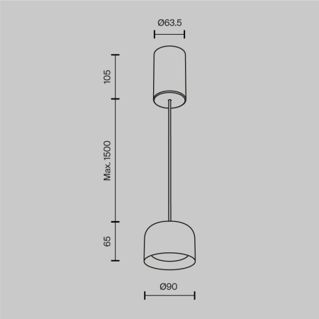 Подвесной светильник Maytoni Comfy P113-L12-3K-W