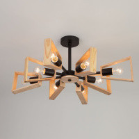 Потолочная люстра Eurosvet Klark 70056/8 черный