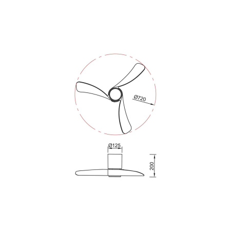 Люстра-вентилятор Mantra Nemo 9053