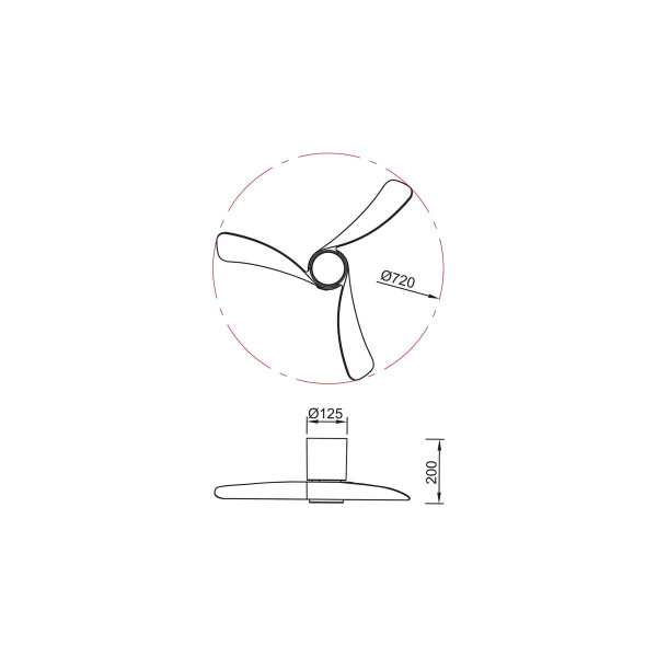 Люстра-вентилятор Mantra Nemo 9053