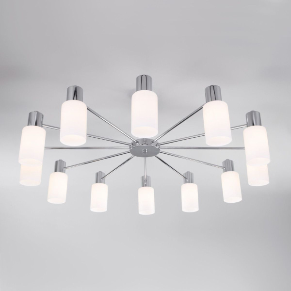 Люстра на штанге Eurosvet Vegga 70160/12 хром Smart a057112