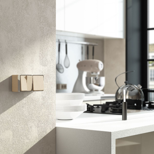 Выключатель двухклавишный влагозащищенный Werkel Gallant 4690389164262 W5020210 a051045