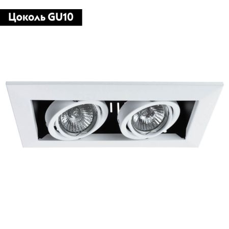 Встраиваемый светильник Arte Lamp Technika A5941PL-2WH