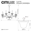 Подвесная люстра Citilux Kaptor CL423183
