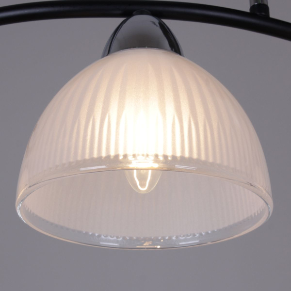 Потолочная люстра Reluce 66360-0.3-04 BK+CR