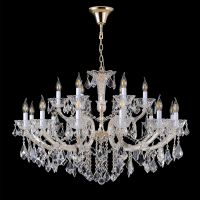 Подвесная люстра Crystal Lux CRISTELLE SP12+6 GOLD