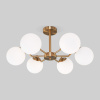 Подвесная люстра Eurosvet Frost 70154/6 латунь