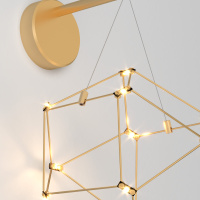 Настенный светодиодный светильник Eurosvet 90310/1 медь