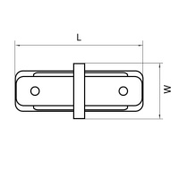 Коннектор прямой Lightstar Barra 502109