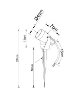 Грунтовый светильник Arte Lamp Elsie A4705IN-1BK
