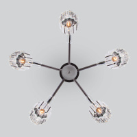 Люстра на штанге Eurosvet 70090/5 графит Smart a045141