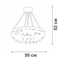 Подвесная люстра Vitaluce V5352-8/4S