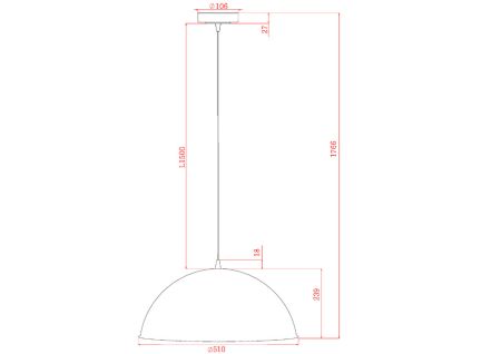 Подвесной светильник Arte Lamp Carmel A7105SP-1BK