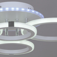Потолочная люстра Reluce 06319-3.3-04 WH+CR (RGB)