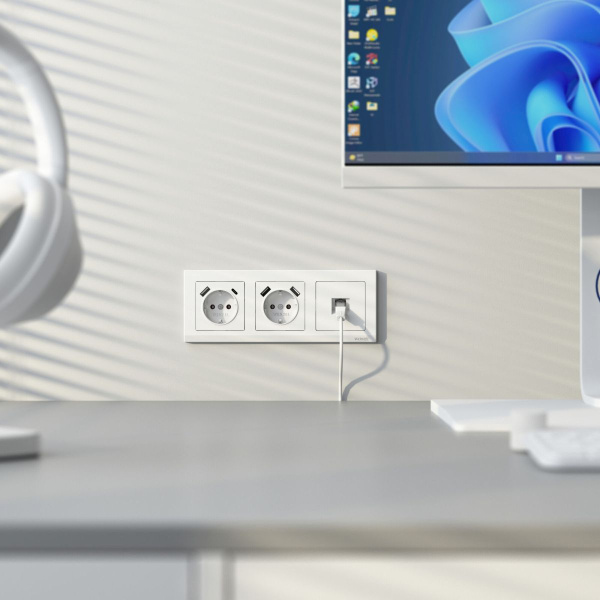 Розетка с/з со шторками и USB тип A+C Werkel W1171761 4690389213267 a069613