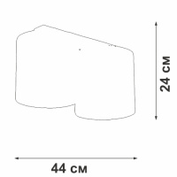 Потолочный светильник Vitaluce V2881-1/2PL