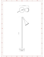 Ландшафтный светильник Arte Lamp Bronn A2367PA-1BK