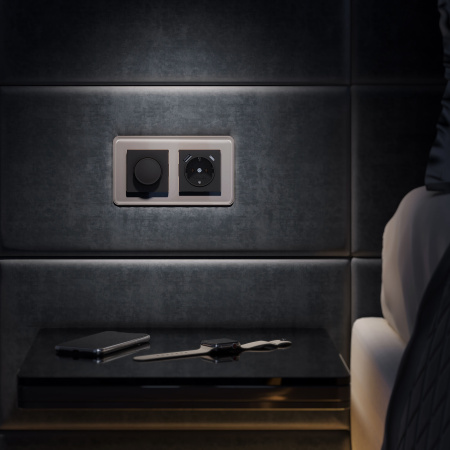 Рамка Werkel Elite на 2 поста дымчатый W0022417