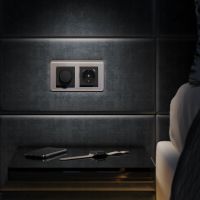 Розетка с быстрой зарядкой USB Type A+С белая W1171708