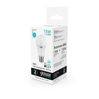 Лампа светодиодная E27 15W 4100K 23225